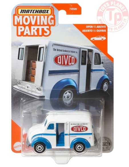DIVCO MILK TRUCK-MATCHBOX MOVING PARTS 1/64 MATCHBOX GKP17 MATCHBOX