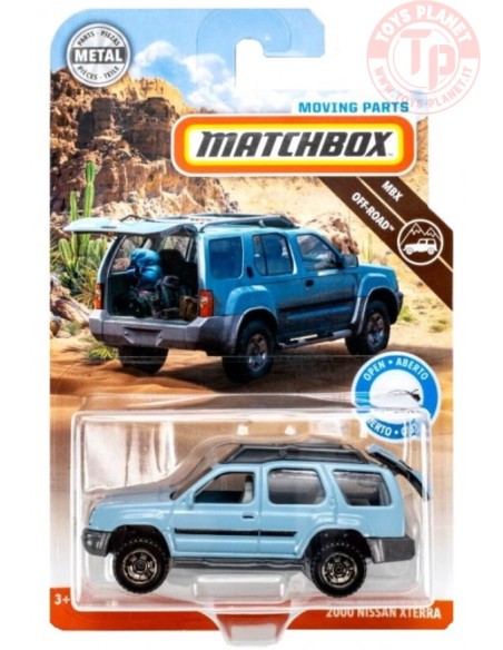 2000 NISSAN XTERRA-MATCHBOX MOVING PARTS 1/64 MATCHBOX FWD31 MATCHBOX