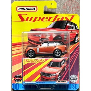 2018 RANGE ROVER VOGUE SE-MATCHBOX SUPERFAST 1/64 MATCHBOX GKP48 MATCHBOX