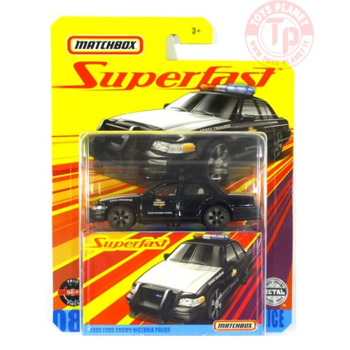 2006 FORD CROWN VICTORIA POLICE-MATCHBOX SUPERFAST 1/64 MATCHBOX GKP46 MATCHBOX