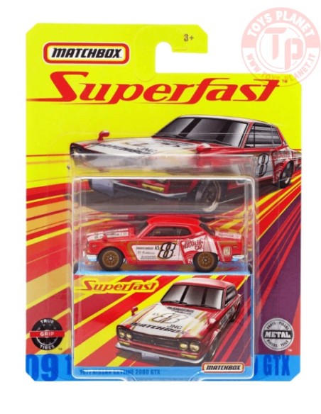 1971 NISSAN SKYLINE 2000 GTX-MATCHBOX SUPERFAST 1/64 MATCHBOX GKP50 MATCHBOX