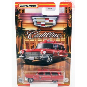 1963 CADILLAC AMBULANCE-MATCHBOX CADILLAC 1/64 MATCHBOX GWH00 MATCHBOX