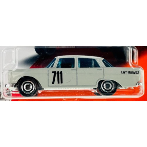 '62 MERCEDES-BENZ 220 SE SEDAN-MATCHBOX CHAMPION 1ST FEMALE TOURING CAR-GRAND PRIX WINNER-EWY ROSQVIST 1/64 MATCHBOX GPN59 MA...