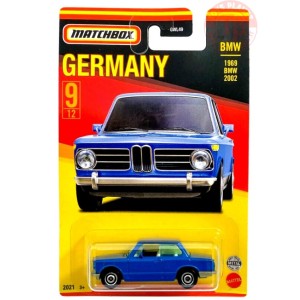 1969 BMW 2002-MATCHBOX GERMANY 1/64 MATCHBOX GWL50 MATCHBOX