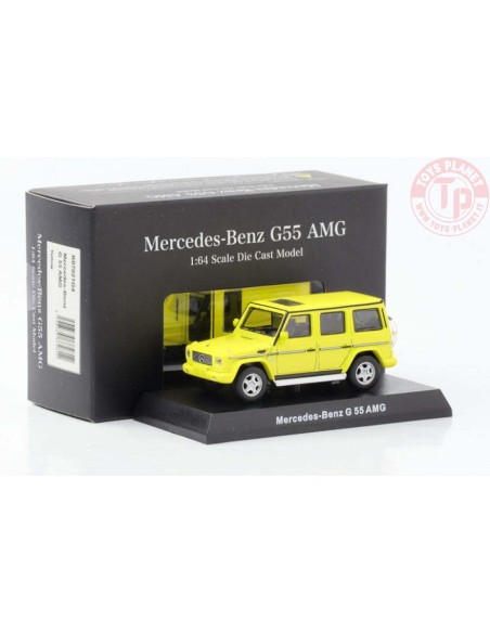 MERCEDES-BENZ G 55 AMG-YELLOW 1/64 KYOSHO K07021G4 KYOSHO 1:64