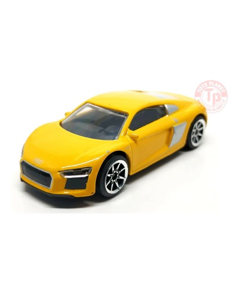 AUDI R8-STRRET CARS 1/64 MAJORETTE AUDI R8 YELLOW MAJORETTE