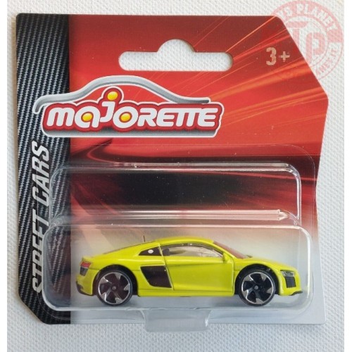 AUDI R8-STRRET CARS 1/64 MAJORETTE AUDI R8 YELLOW MAJORETTE