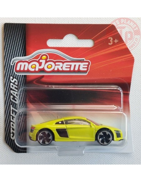 AUDI R8-STRRET CARS 1/64 MAJORETTE AUDI R8 YELLOW MAJORETTE