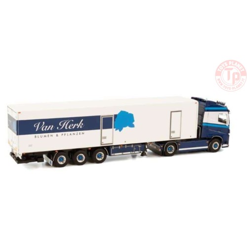 Volvo FH04 Globetrotter Reefer Semitrailer 3axle Van Herk WSI 02-3097 WSI MODELS
