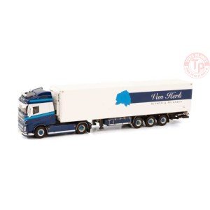 Volvo FH04 Globetrotter Reefer Semitrailer 3axle Van Herk WSI 02-3097 WSI MODELS