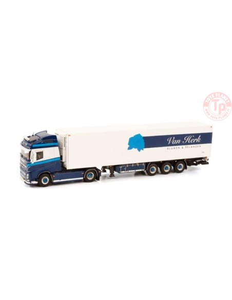 Volvo FH04 Globetrotter Reefer Semitrailer 3axle Van Herk WSI 02-3097 WSI MODELS