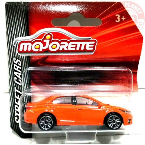 TOYOTA COROLLA ALTIS-STREET CARS-ORANGE 1/64 MAJORETTE TOYOTA COROLLA ALTIS ORANGE MAJORETTE