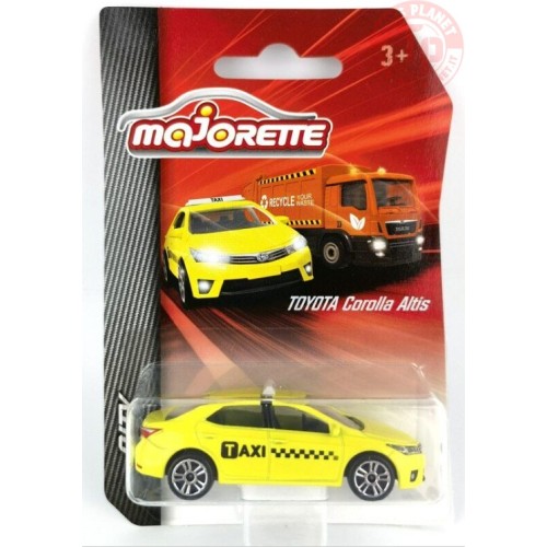 TOYOTA COROLLA ALTIS-CITY TAXI 1/64 MAJORETTE TOYOTA COROLLA ALTIS TAXI MAJORETTE