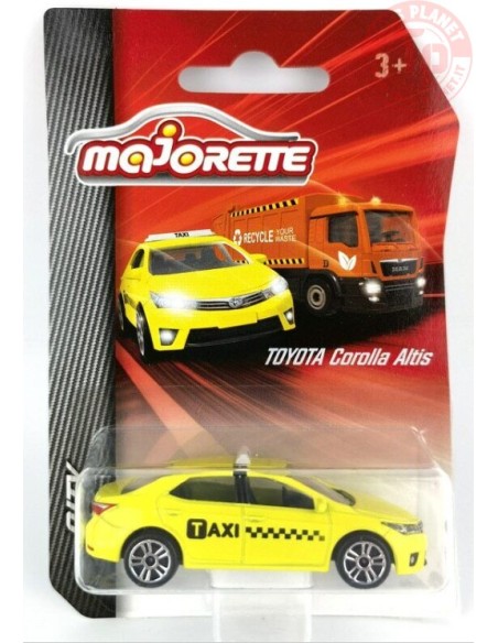 TOYOTA COROLLA ALTIS-CITY TAXI 1/64 MAJORETTE TOYOTA COROLLA ALTIS TAXI MAJORETTE