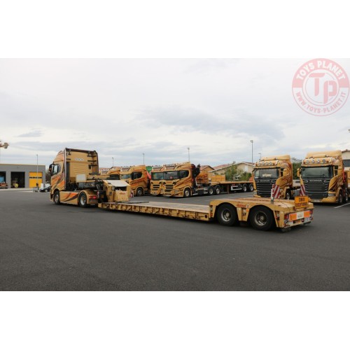 IVECO S-WAY HIGH 4X2 NOOTEBOOM LOWLOADER - 2 AXLE THURIES WSI 01-4035 WSI MODELS