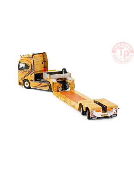 IVECO S-WAY HIGH 4X2 NOOTEBOOM LOWLOADER - 2 AXLE THURIES WSI 01-4035 WSI MODELS
