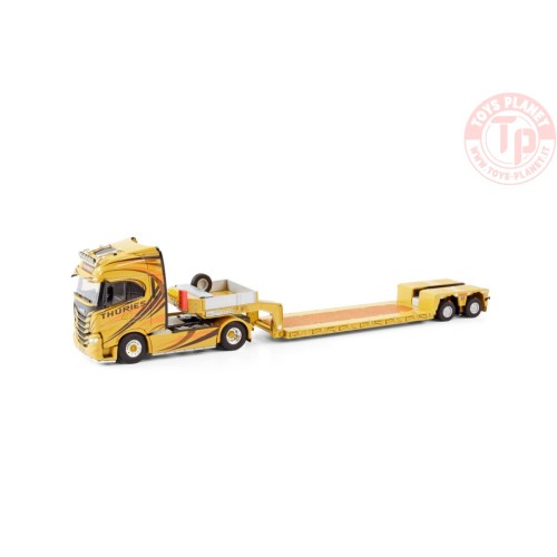 IVECO S-WAY HIGH 4X2 NOOTEBOOM LOWLOADER - 2 AXLE THURIES WSI 01-4035 WSI MODELS