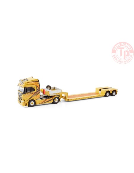 IVECO S-WAY HIGH 4X2 NOOTEBOOM LOWLOADER - 2 AXLE THURIES WSI 01-4035 WSI MODELS