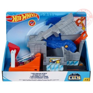 PISTA T-REX ATTACCO AL SUPERMERCATO 1/64 HOT WHEELS GBF92 HOT WHEELS