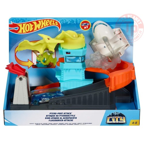 PTERO PORT ATTACK-PLAY SET 1/64 HOT WHEELS GBF94 HOT WHEELS