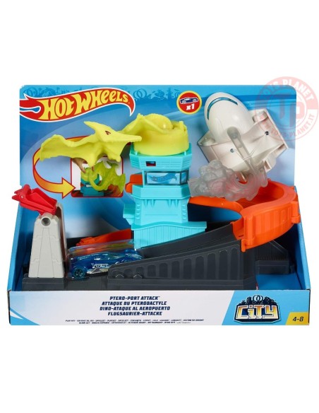 PISTA PTERODATTILO ATTACCO ALL'AEREOPORTO 1/64 HOT WHEELS GBF94 HOT WHEELS