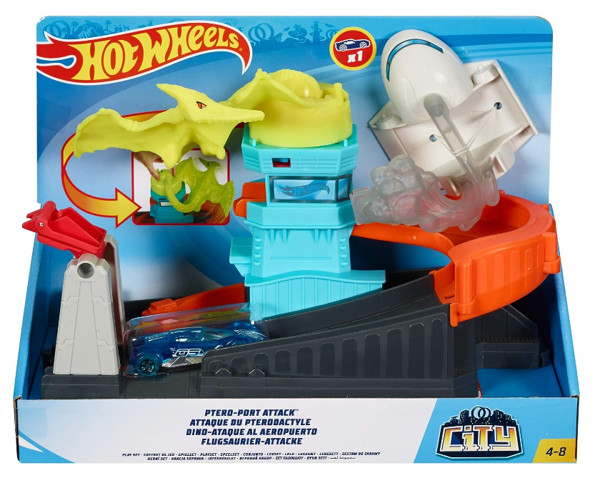 HOT WHEELS GBF94 PTERO PORT ATTACK-PLAY SET 1/64 28,00 € HOT WHEELS