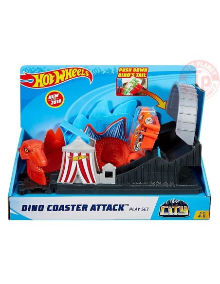 PISTA DINOSAURO ATTACCO ALLE MONTAGNE RUSSE 1/64 HOT WHEELS GBF93 HOT WHEELS
