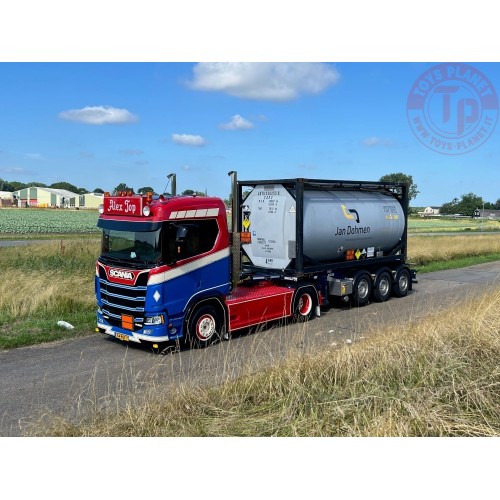 Scania Next Gen R650 met 20ft. iso tankcontainer Alex Top TEKNO 85410 TEKNO