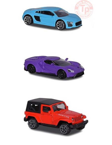 COFANETTO DA 3 PEZZI-STREET CARS 1/64 MAJORETTE FORD GT CON AUDI R8 MAJORETTE COFANETTO DA 3 PEZZI-STREET CARS 1/64 MAJORETTE FORD GT CON AUDI R8 MAJORETTE