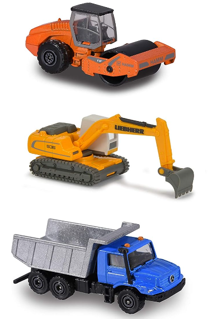 Majorette Auto Farm Trailer (1 modello) – Giocattolo da fattoria in metallo con rimorchio, ruota libera e