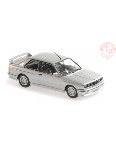 BMW M3 (E30) 1987 SILVER METALLIC 1:43 MAXICHAMPS 940020302 MINICHAMPS