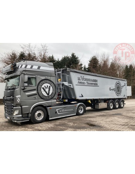 DAF XF SSC MY2017 4X2 VOLUME TIPPER TRAILER - 3 AXLE M. VORNHAGEN WSI 01-3823 WSI MODELS DAF XF SSC MY2017 4X2 VOLUME TIPPER TRAILER - 3 AXLE M. VORNHAGEN WSI 01-3823 WSI MODELS
