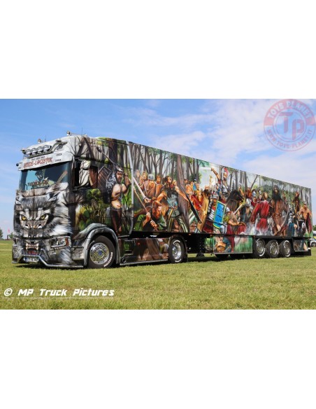 SCANIA S HIGHLINE CS20H 4X2 REEFER TRAILER - 3 AXLE HEIDE LOGISTIK WSI 01-3931 WSI MODELS SCANIA S HIGHLINE CS20H 4X2 REEFER TRAILER - 3 AXLE HEIDE LOGISTIK WSI 01-3931 WSI MODELS