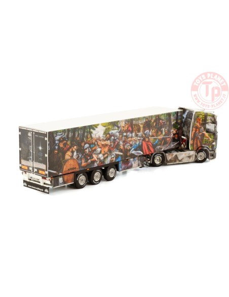 SCANIA S HIGHLINE CS20H 4X2 REEFER TRAILER - 3 AXLE HEIDE LOGISTIK WSI 01-3931 WSI MODELS SCANIA S HIGHLINE CS20H 4X2 REEFER TRAILER - 3 AXLE HEIDE LOGISTIK WSI 01-3931 WSI MODELS