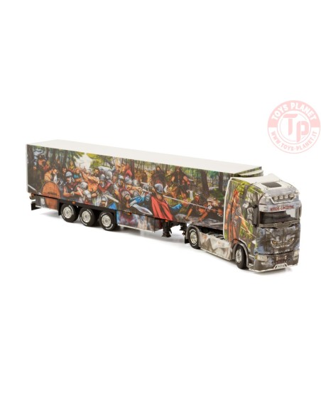 SCANIA S HIGHLINE CS20H 4X2 REEFER TRAILER - 3 AXLE HEIDE LOGISTIK WSI 01-3931 WSI MODELS SCANIA S HIGHLINE CS20H 4X2 REEFER TRAILER - 3 AXLE HEIDE LOGISTIK WSI 01-3931 WSI MODELS