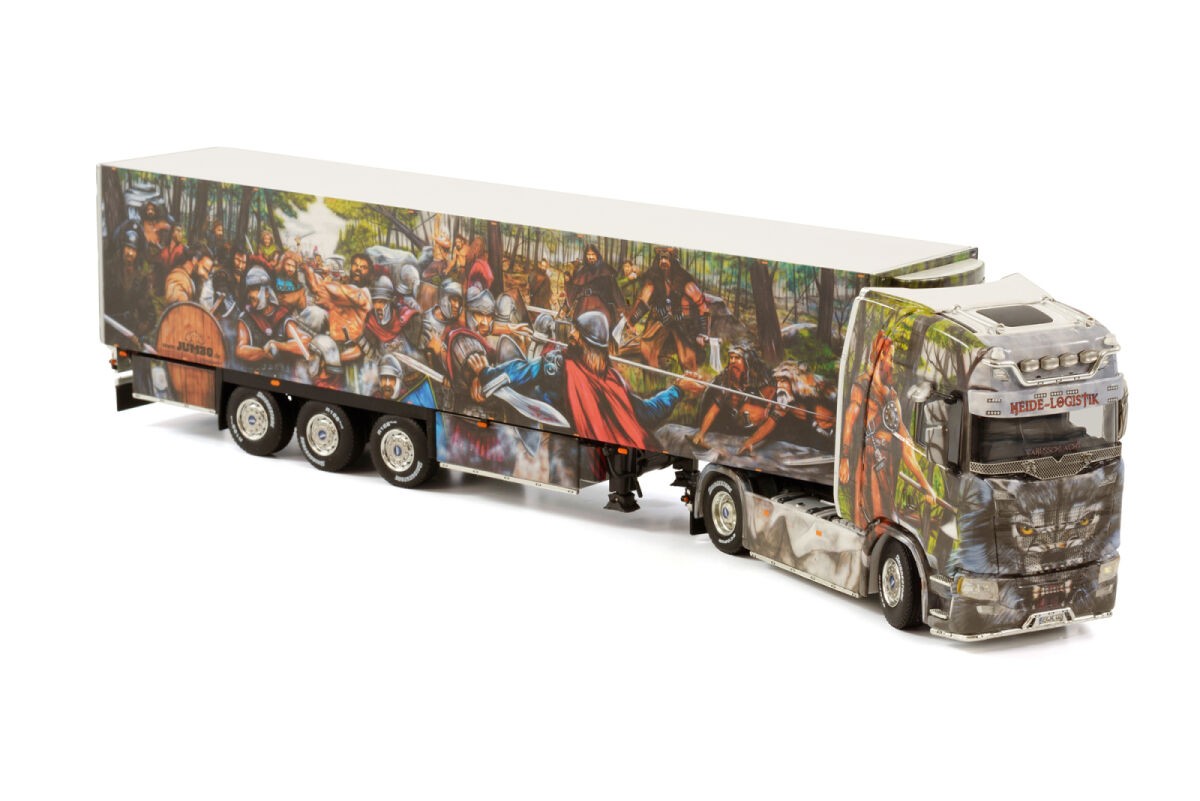 WSI 01-3931 SCANIA S HIGHLINE CS20H 4X2 REEFER TRAILER - 3 AXLE HEI