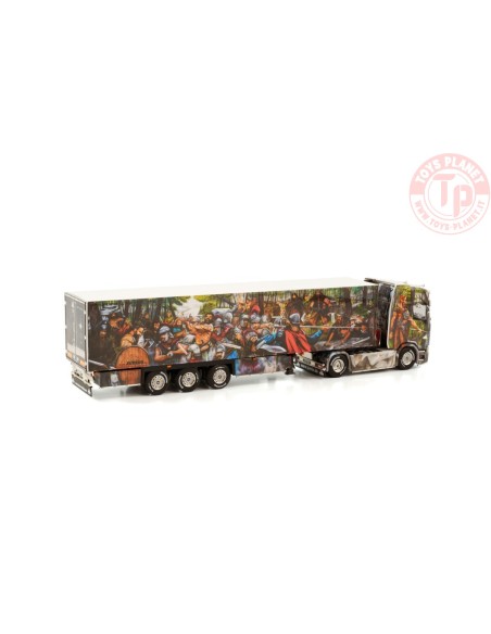 SCANIA S HIGHLINE CS20H 4X2 REEFER TRAILER - 3 AXLE HEIDE LOGISTIK WSI 01-3931 WSI MODELS SCANIA S HIGHLINE CS20H 4X2 REEFER TRAILER - 3 AXLE HEIDE LOGISTIK WSI 01-3931 WSI MODELS