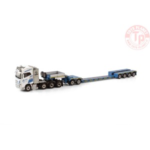 VOLVO FH4 GLOBETROTTER 8X4 LOW LOADER - 4 AXLE + DOLLY - 2 AXLE - ZÖCHLING WSI 01-3989 WSI MODELS