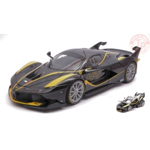 Ferrari FXX-K Black/Yellow 1:18 BU16907ZWGE BURAGO