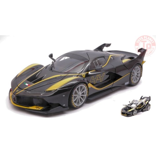 Ferrari FXX-K Black/Yellow 1:18 BU16907ZWGE BURAGO