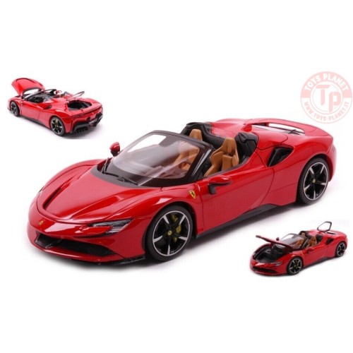 Ferrari SF90 Stradale Hybrid spider 2020 red metallic 1:18 BU16016RO BURAGO
