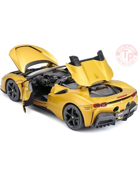 Ferrari SF90 Stradale Hybrid Spider 2020 gold metallic 1:18 BU16016GO BURAGO Ferrari SF90 Stradale Hybrid Spider 2020 gold metallic 1:18 BU16016GO BURAGO