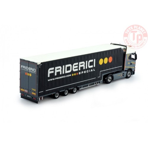 IVECO S-way 4x2 meusberger centinato 3 assi - Friderici TEKNO 81211 TEKNO