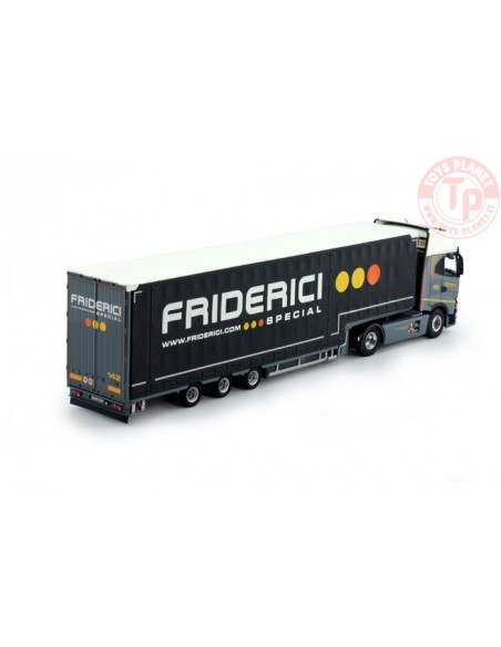 IVECO S-way 4x2 meusberger centinato 3 assi - Friderici TEKNO 81211 TEKNO