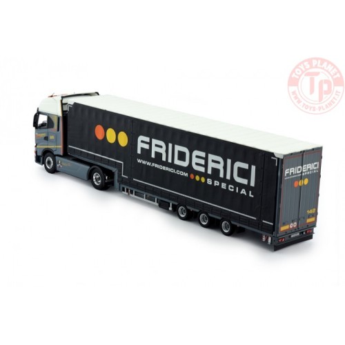 IVECO S-way 4x2 meusberger centinato 3 assi - Friderici TEKNO 81211 TEKNO