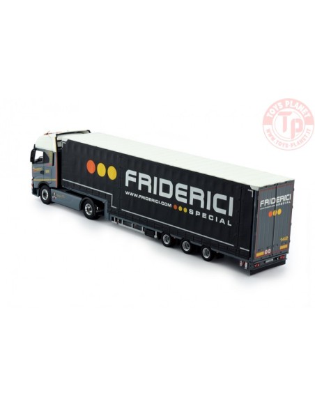 IVECO S-way 4x2 meusberger centinato 3 assi - Friderici TEKNO 81211 TEKNO