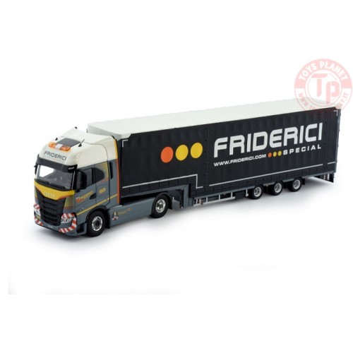 IVECO S-way 4x2 meusberger centinato 3 assi - Friderici TEKNO 81211 TEKNO