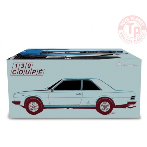 FIAT 130 COUPÉ 1971 BIANCO 1:18 LM143D LAUDORACING
