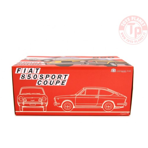 FIAT 850 SPORT COUPÈ 1968 BIANCO 1:18 LM118H LAUDORACING