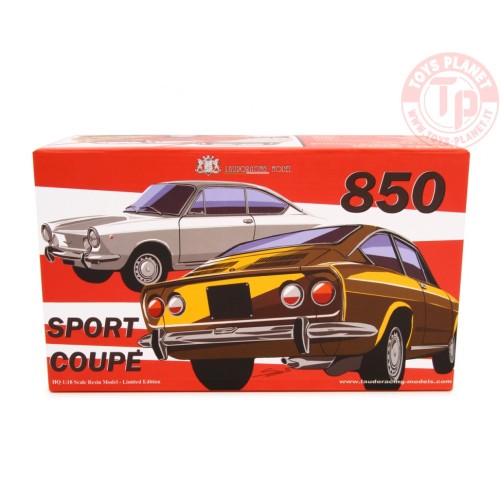FIAT 850 SPORT COUPÈ 1968 BIANCO 1:18 LM118H LAUDORACING
